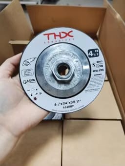 GRINDING WHEEL (Disc) 4 .5" X 1/4"X 5/8"-N W/ HUB