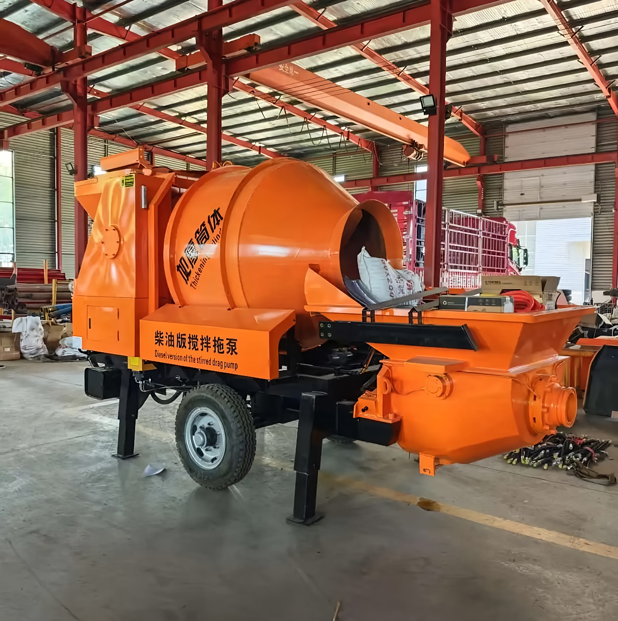 CONCRETE MIXER W/ PUMP DIESEL OPERATED | CUSTUM MADE AS PER THE NEEDS