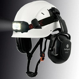 AIR MUFFS AND HEAD LAMP